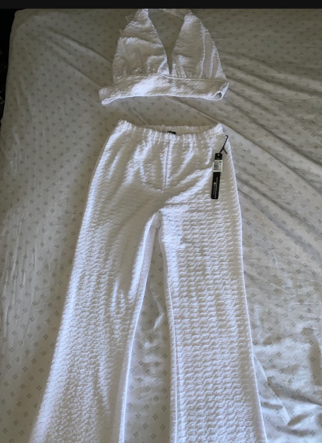 Royal Daughter White Two-Piece Set
