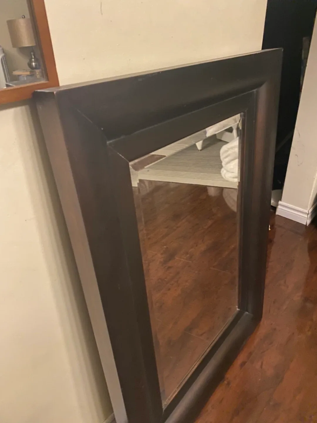 Framed Wall Mirror - Brown image indicator(2)