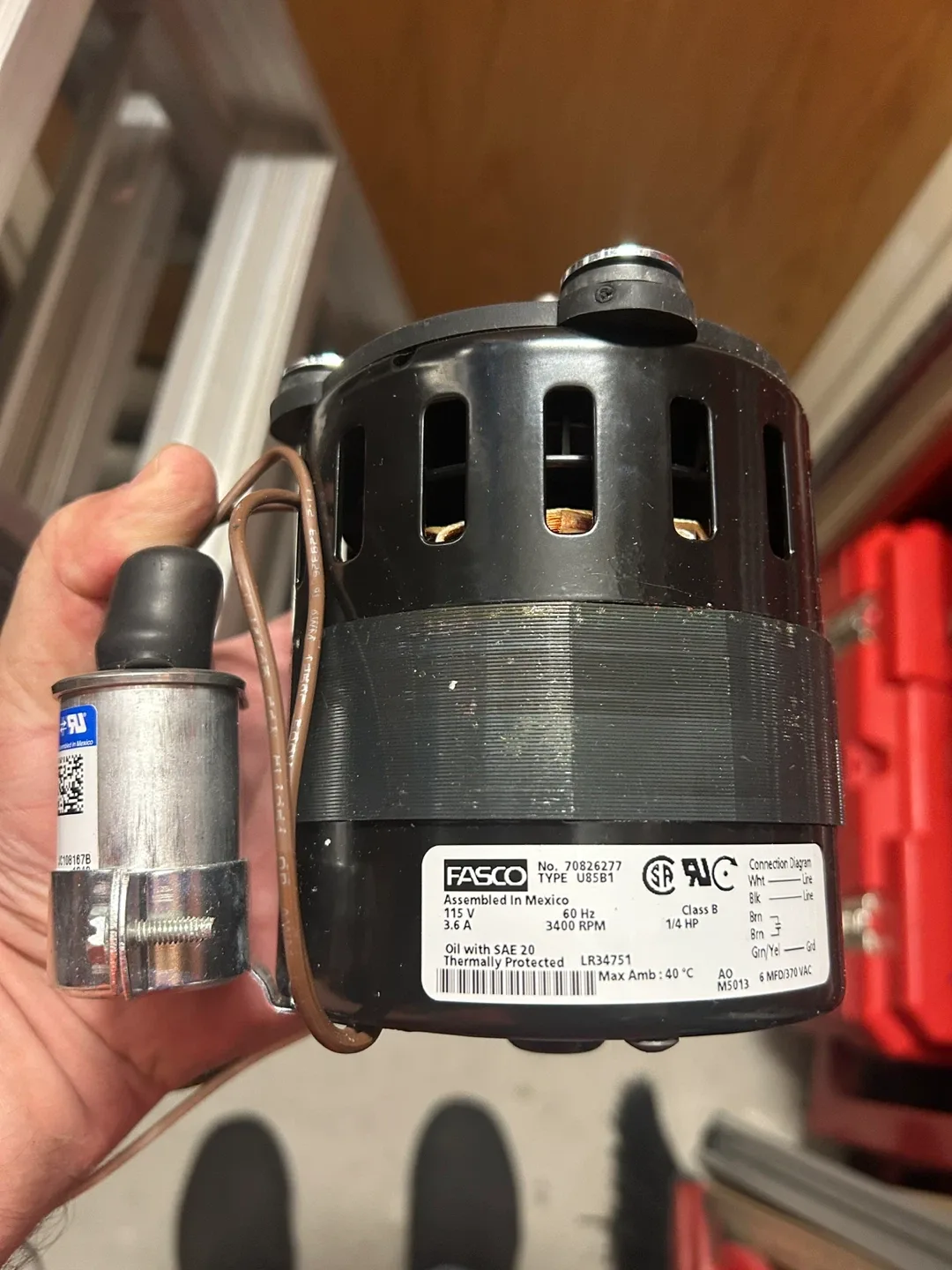 FASCO 1/4 hp electric Motor thumbnail