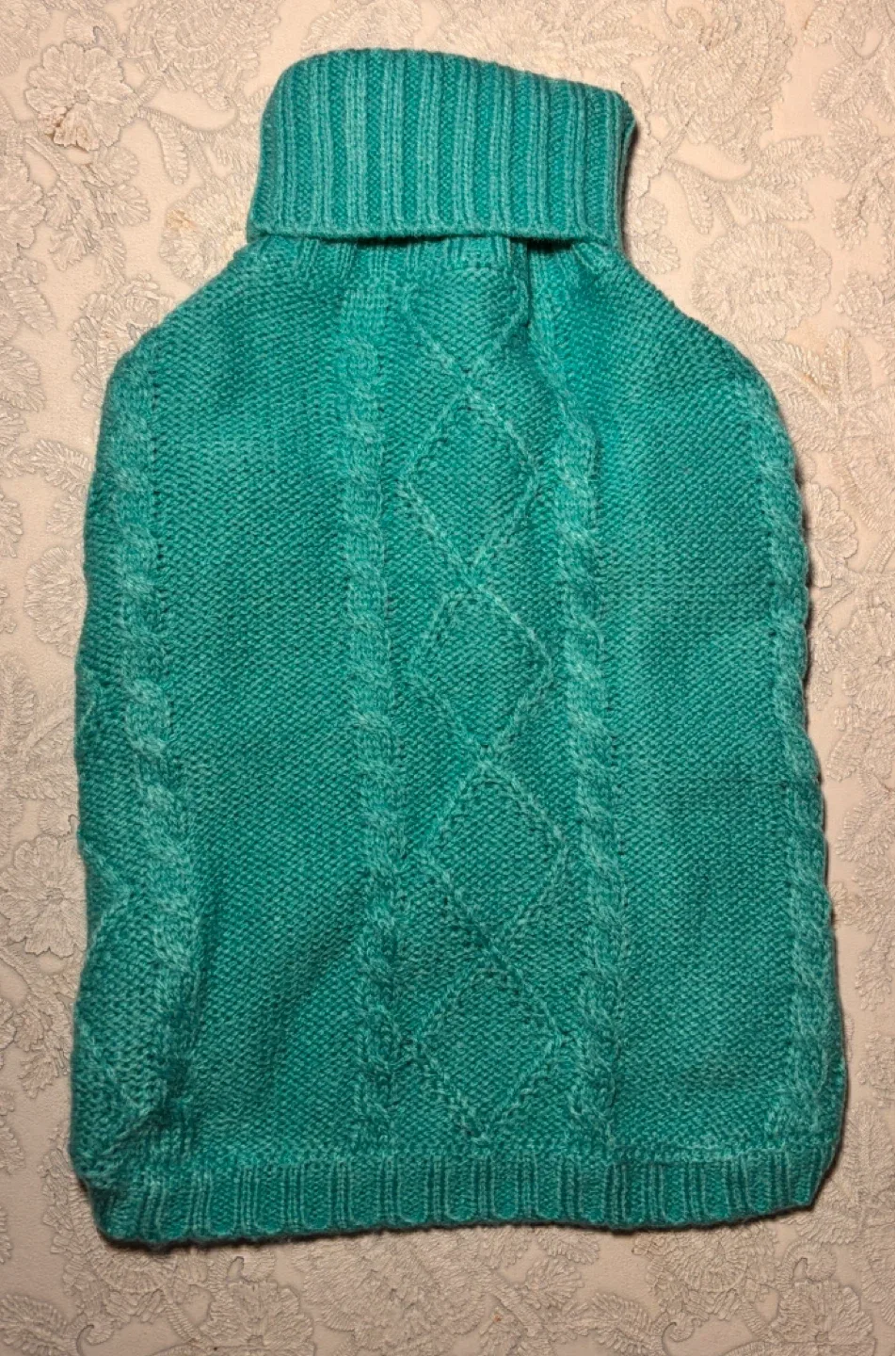 Medium Dog Sweater - Turquoise, Knit thumbnail