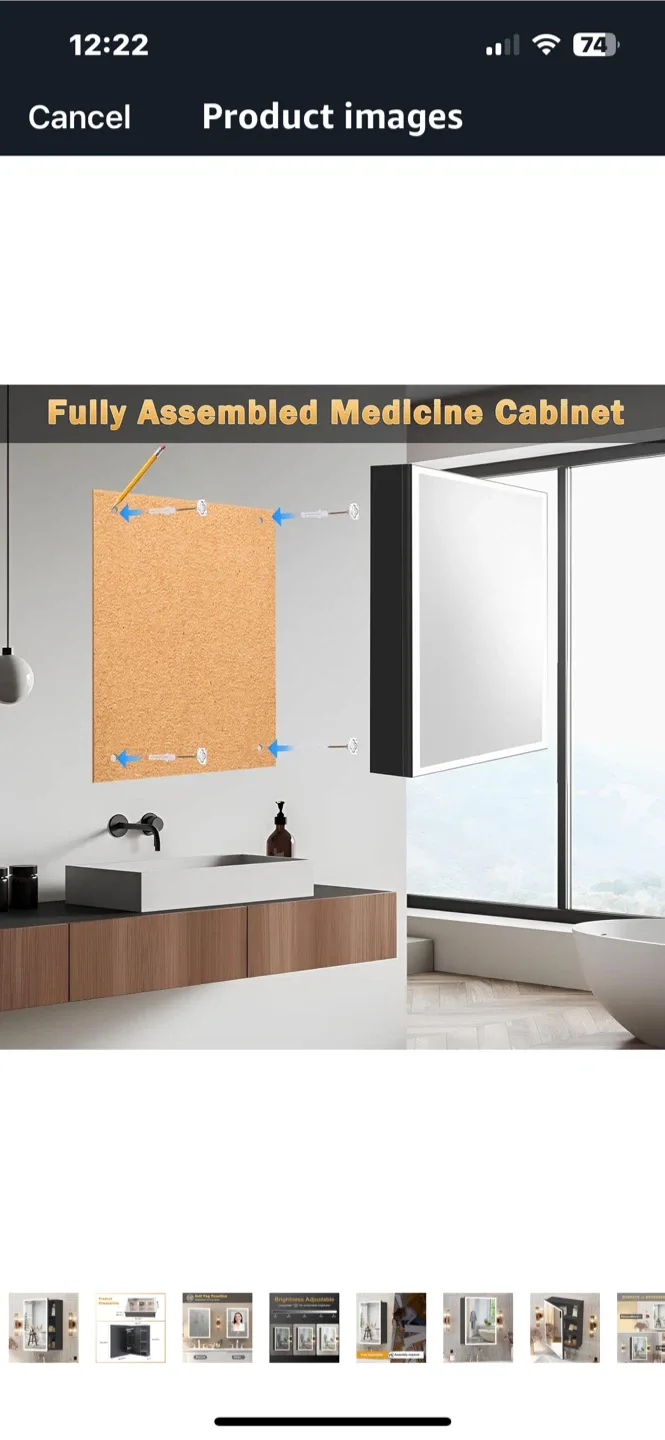 Medicine Mirror Cabinet - Fully Assembled image indicator(4)