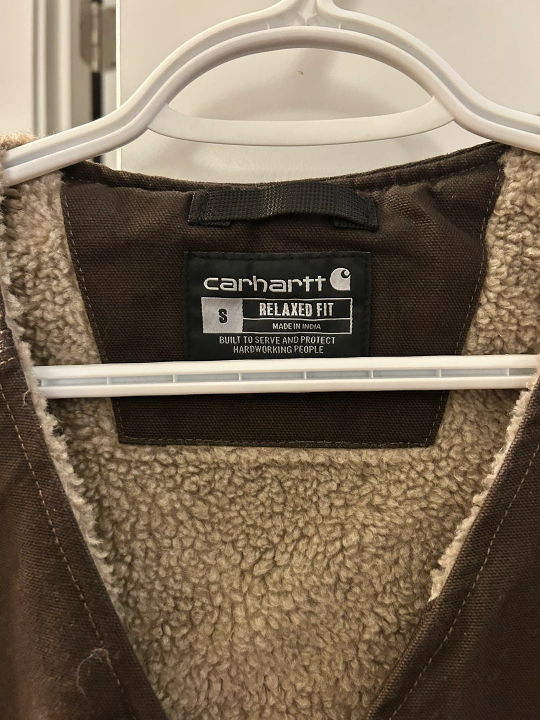Carhartt Washed Duck Sherpa-Lined Vest - photo 2