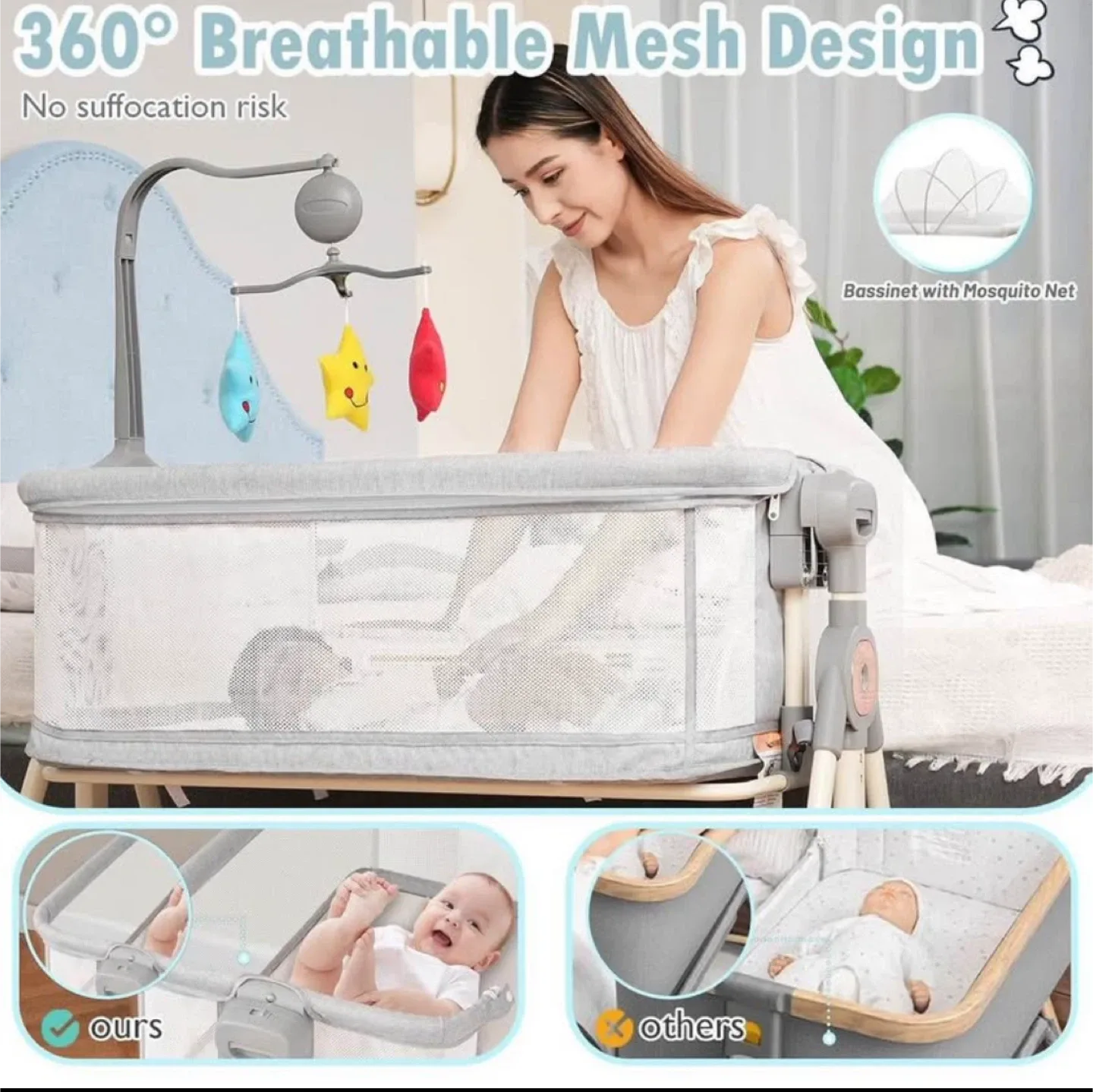 Baby Bassinet - Rocking Mode image indicator(2)