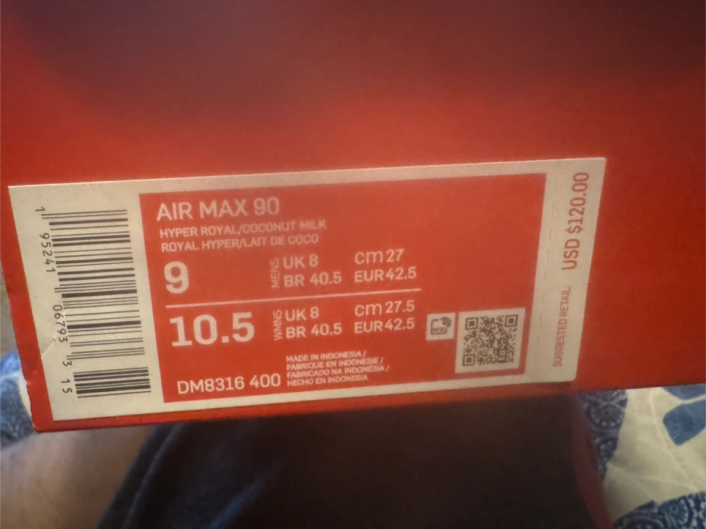 Air max size 9 - photo 2