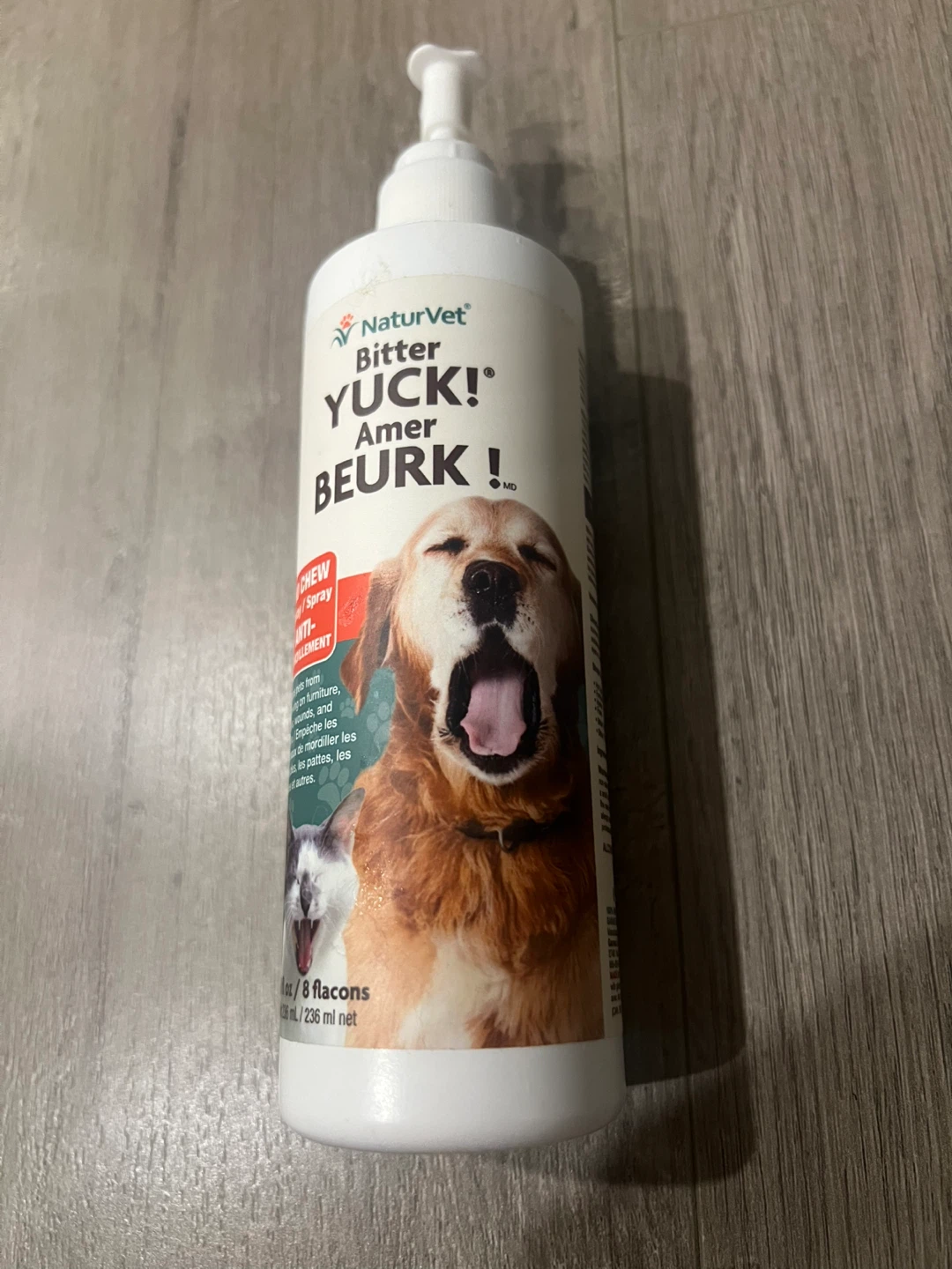 NaturVet Bitter YUCK! No Chew Spray for Pets 🥕 - photo 2