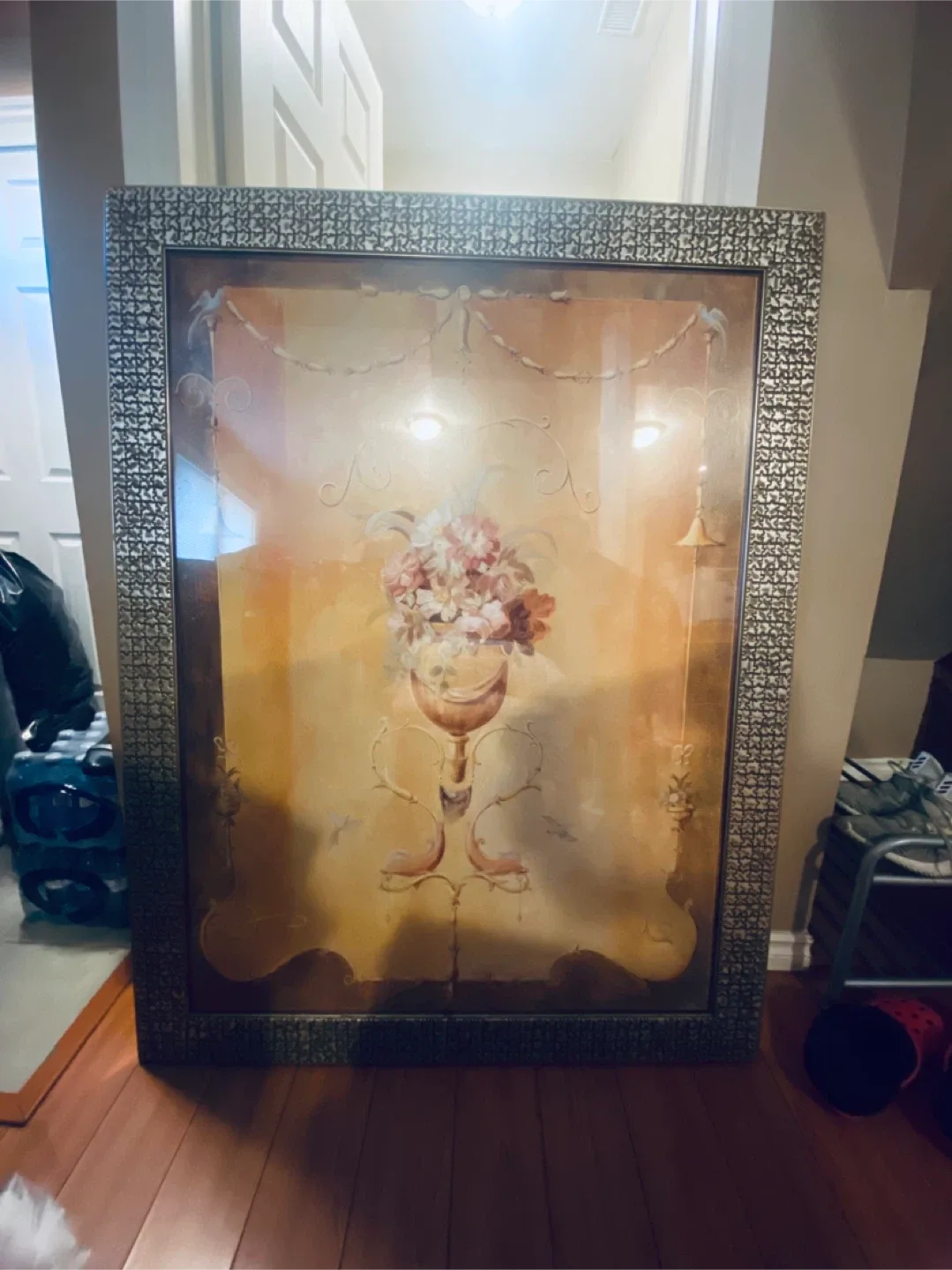 Framed Wall Art with Ornate Silver Frame image indicator(4)