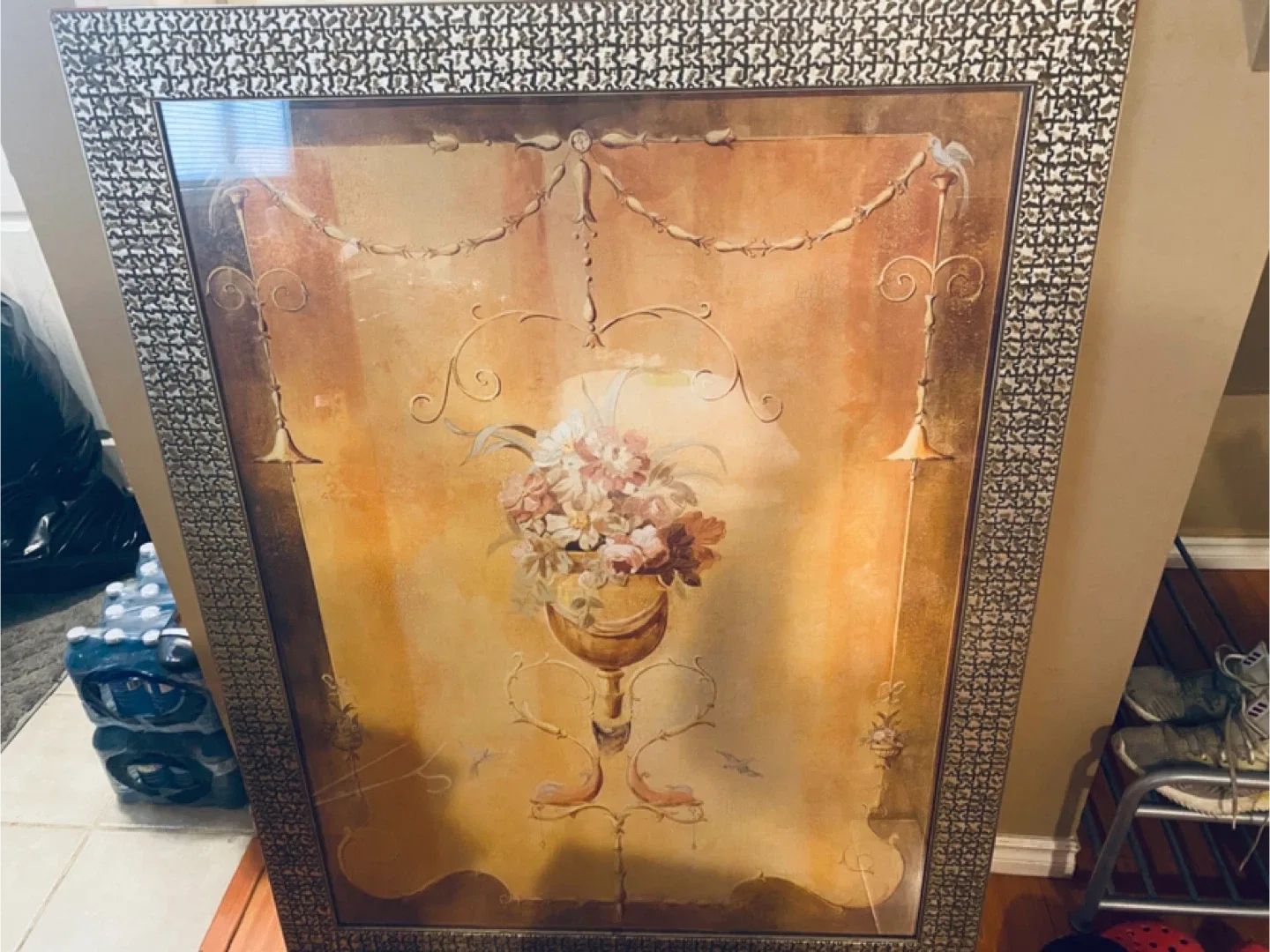 Framed Wall Art with Ornate Silver Frame image indicator(3)