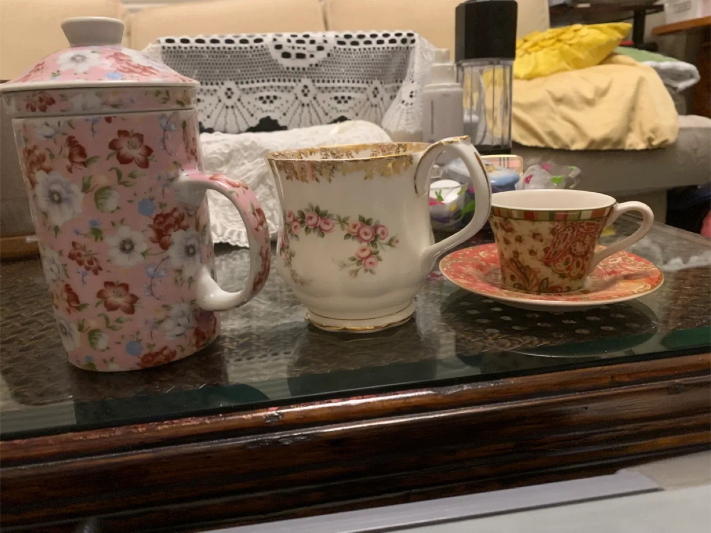 Floral Tea/coffee Cup image indicator(2)