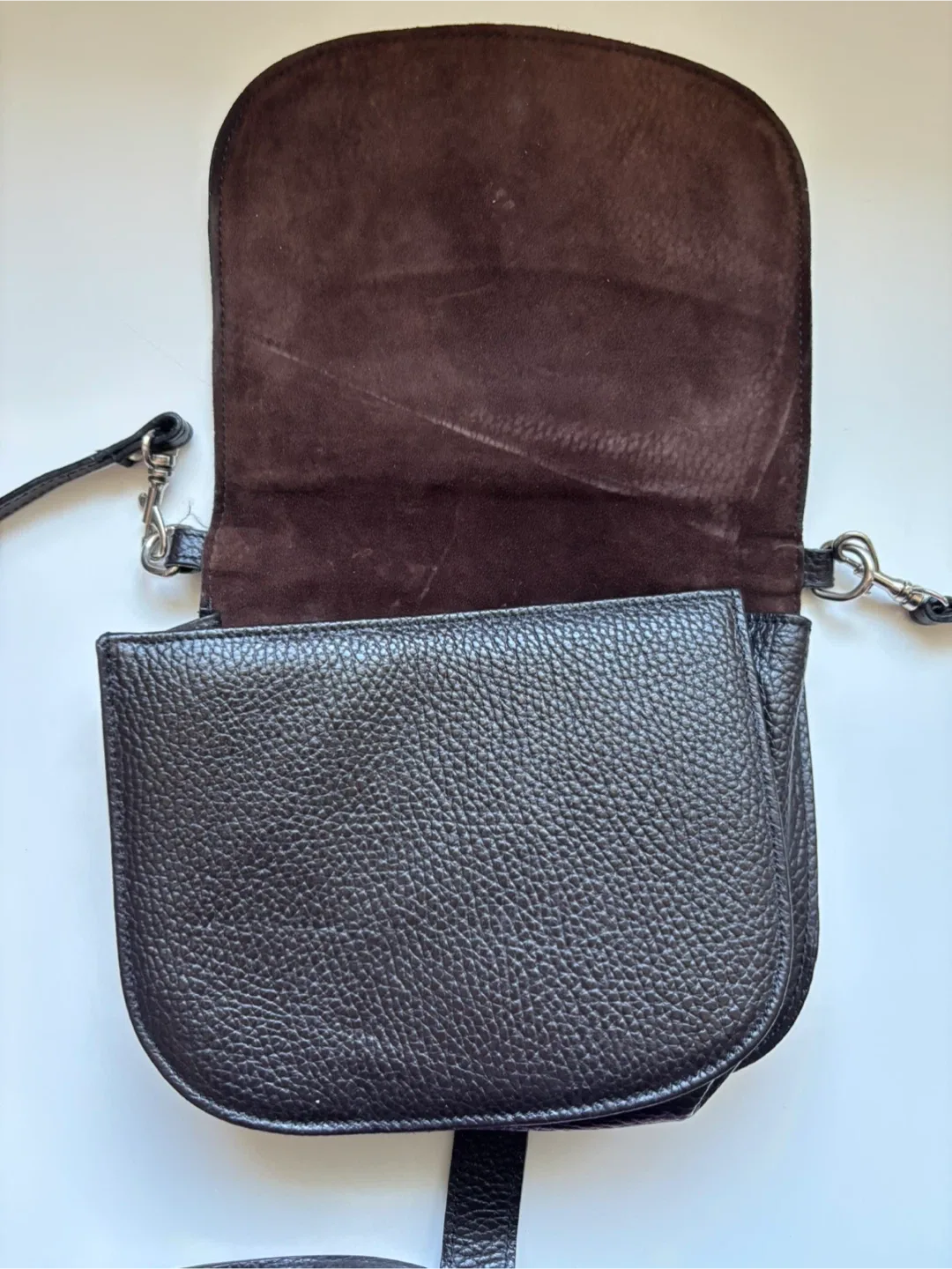Leather Crossbody Bag - Made in Italy image indicator(6)
