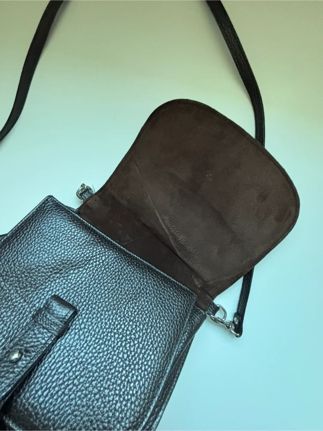 Leather Crossbody Bag - Made in Italy image indicator(4)