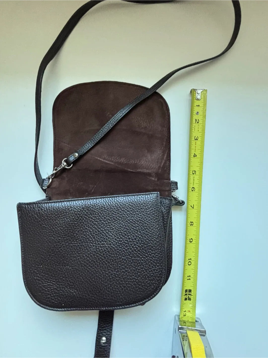 Leather Crossbody Bag - Made in Italy image indicator(8)
