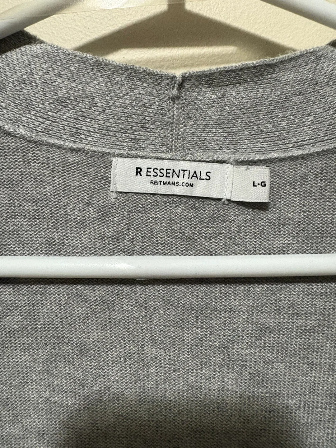 Reitmans R Essentials Grey 3/4 Sleeve Cardigan image indicator(2)