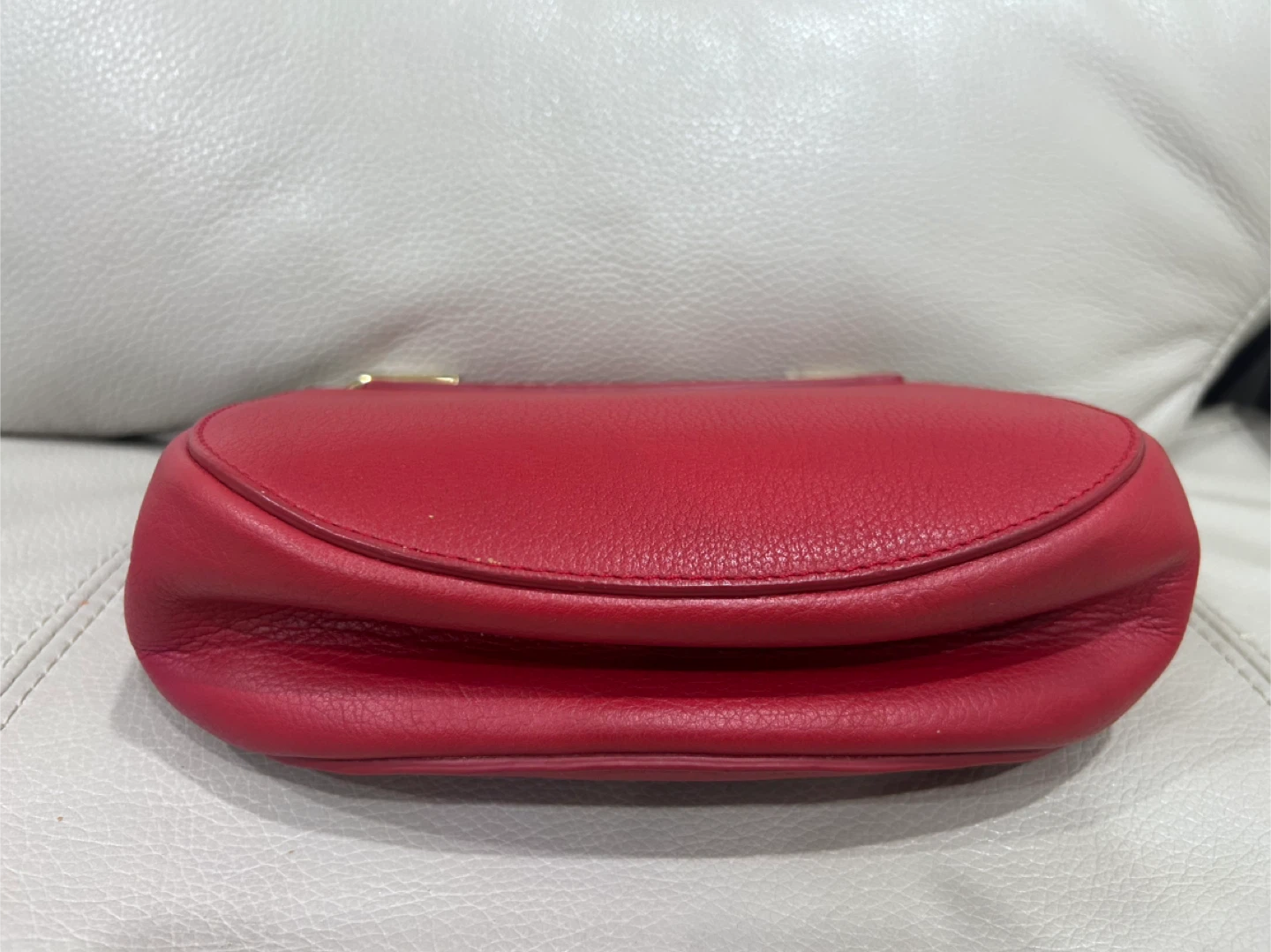 Chloé Drew Nano Red Leather Crossbody Bag - photo 3