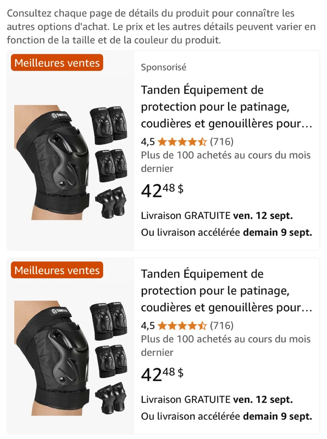 Tanden Skating Protection Set - Knee & Elbow Pads