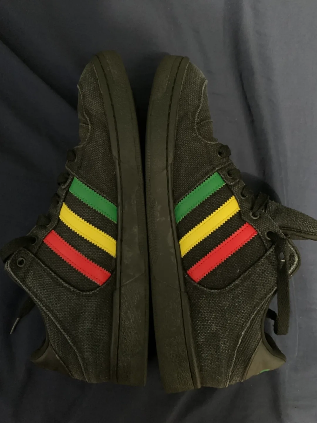 Adidas Hemp Rasta Black Green Yellow Red EG5889 Size 13 image indicator(2)