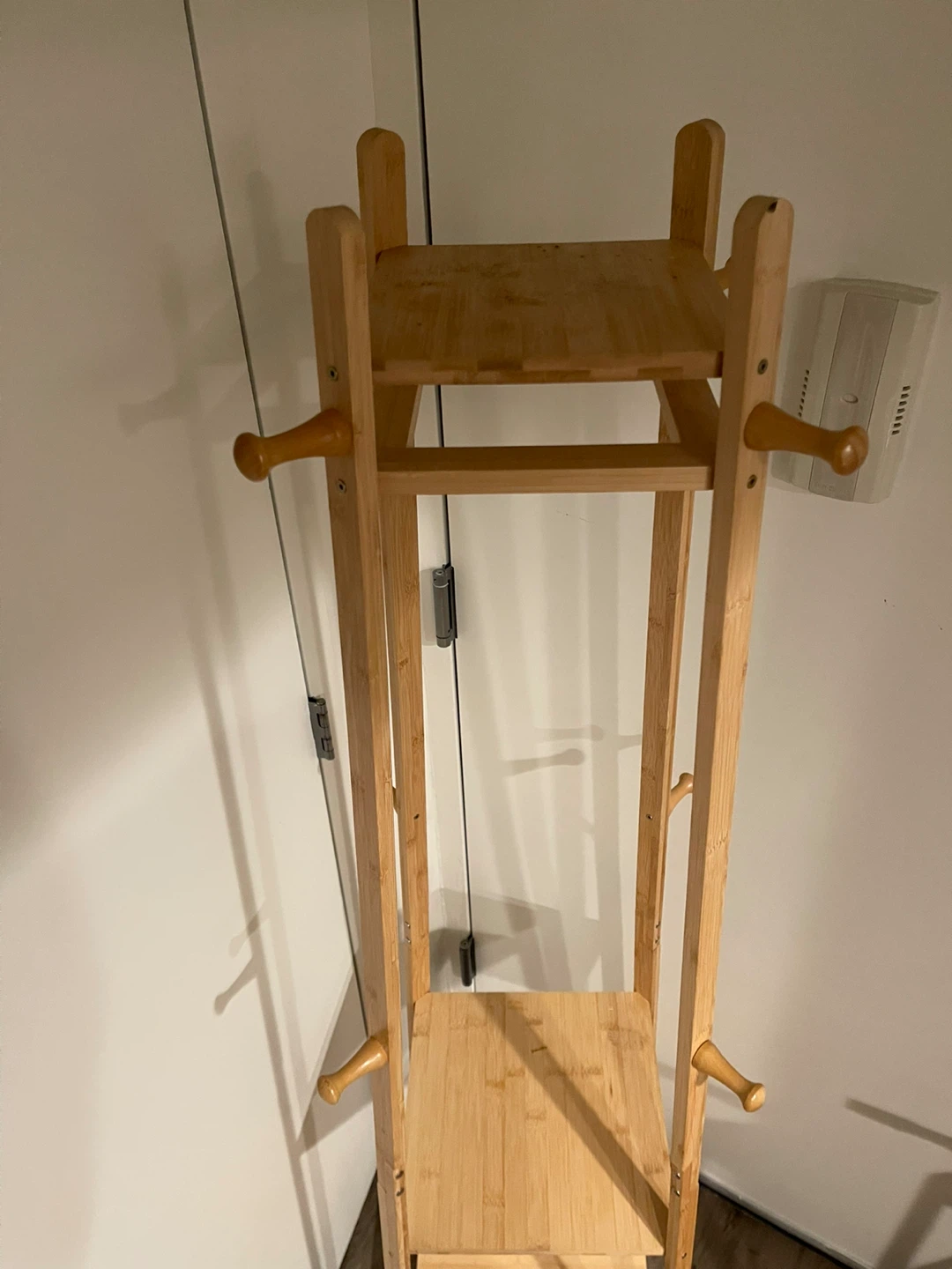 🥕Wooden Coat Rack with Shelves - photo 2