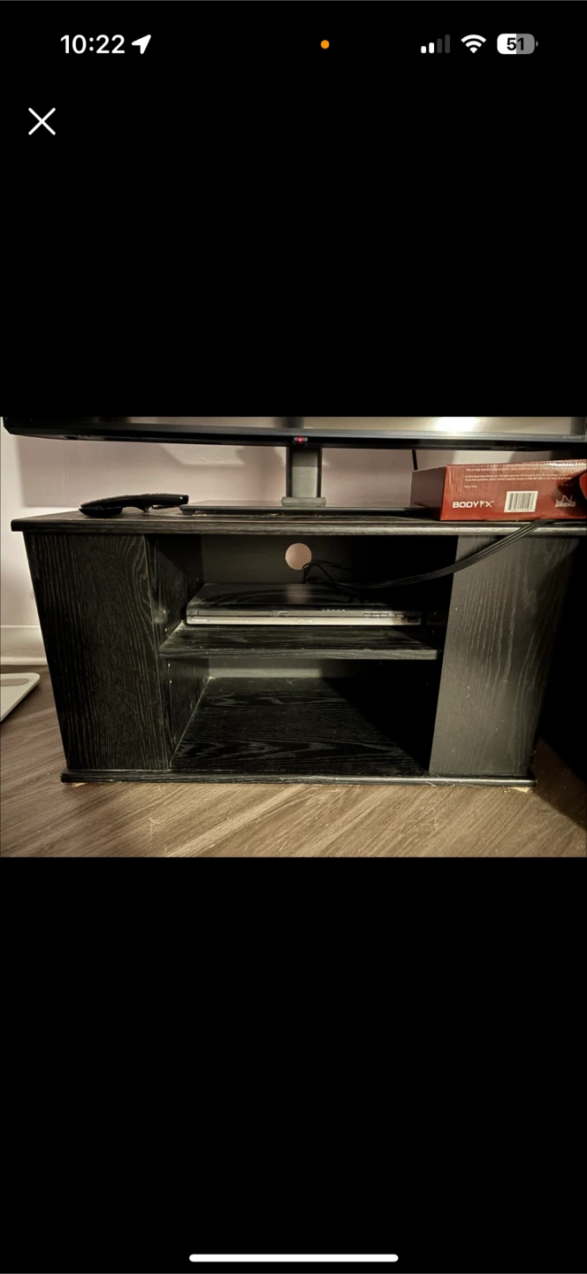 Black TV Stand