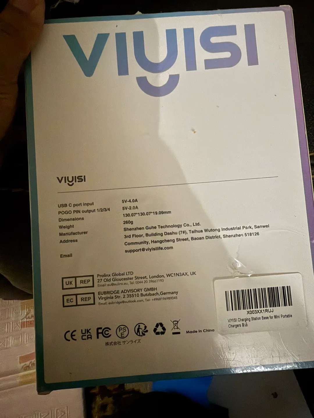 VIYISI charging dock-new sealed box image indicator(2)