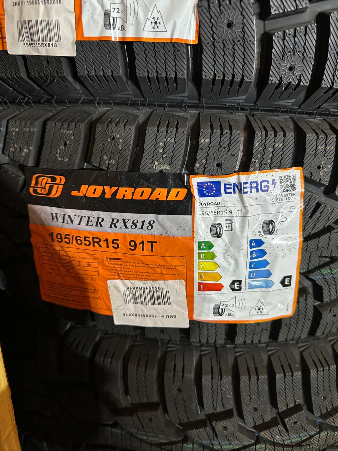 Joyroad RX818 Winter Tires - 195/65R15 - photo 2