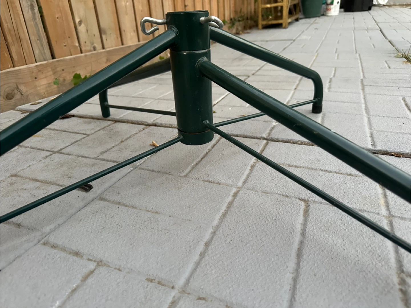 Green Stand for Christmas Tree  or umbrella