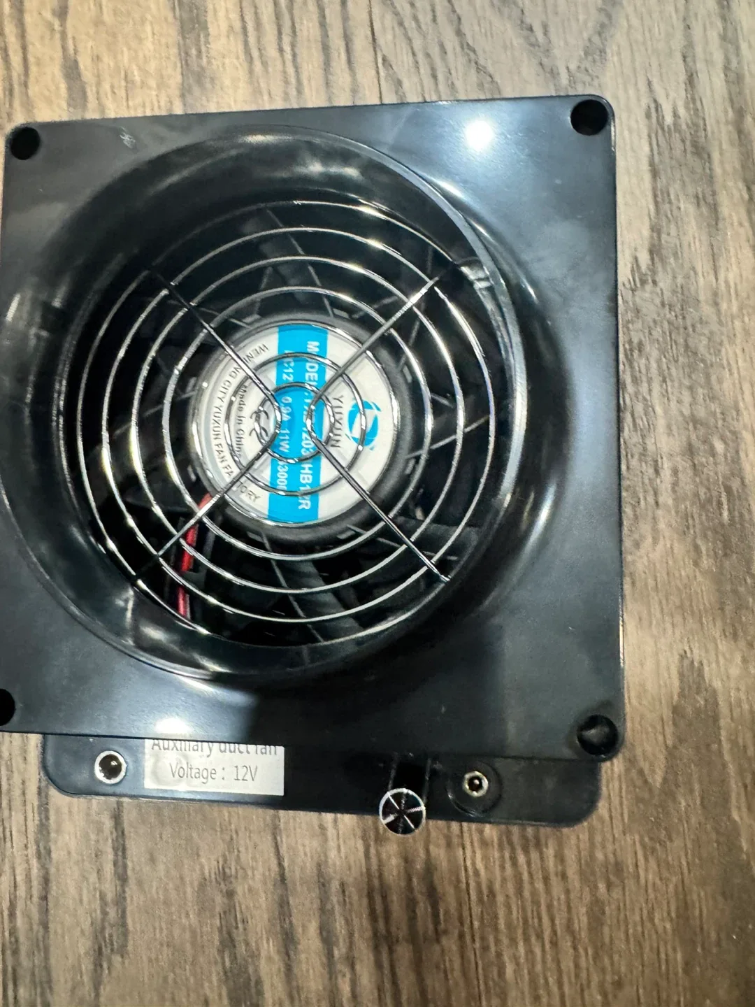 Yuxun Auxiliary Duct Fan 12V image indicator(2)