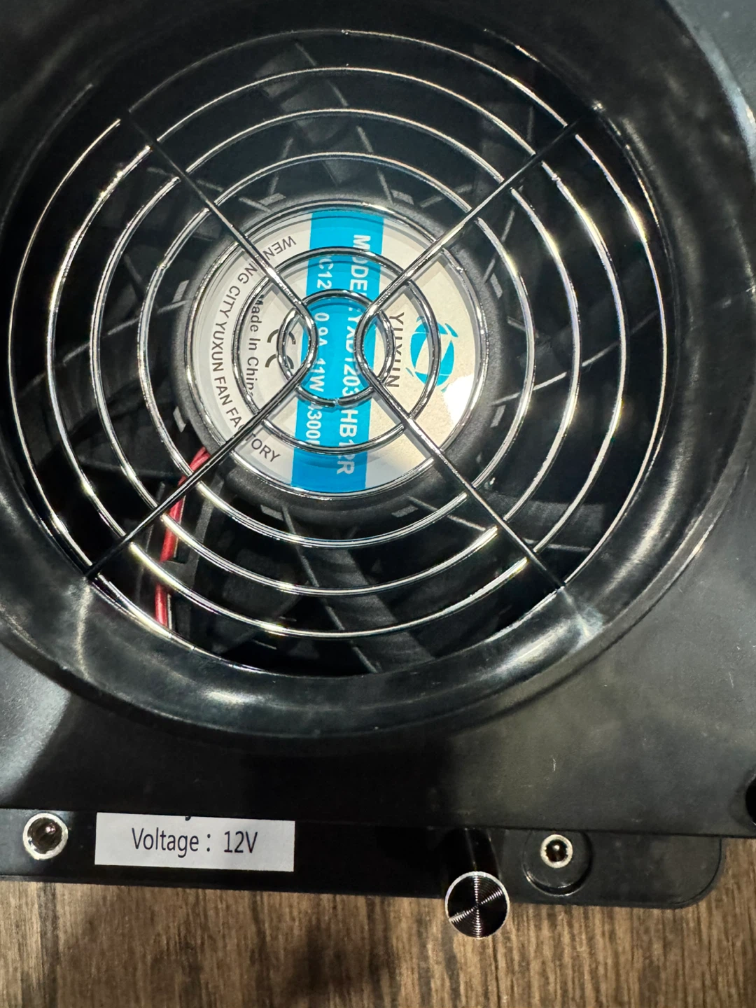 Yuxun Auxiliary Duct Fan 12V