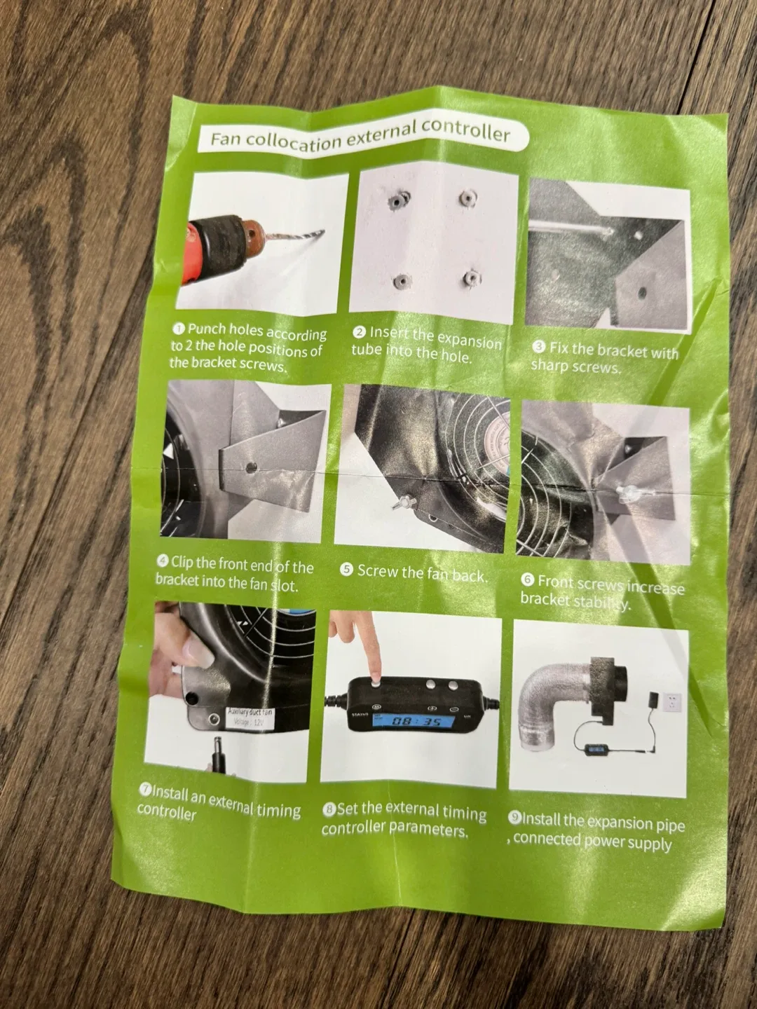 Yuxun Auxiliary Duct Fan 12V image indicator(3)