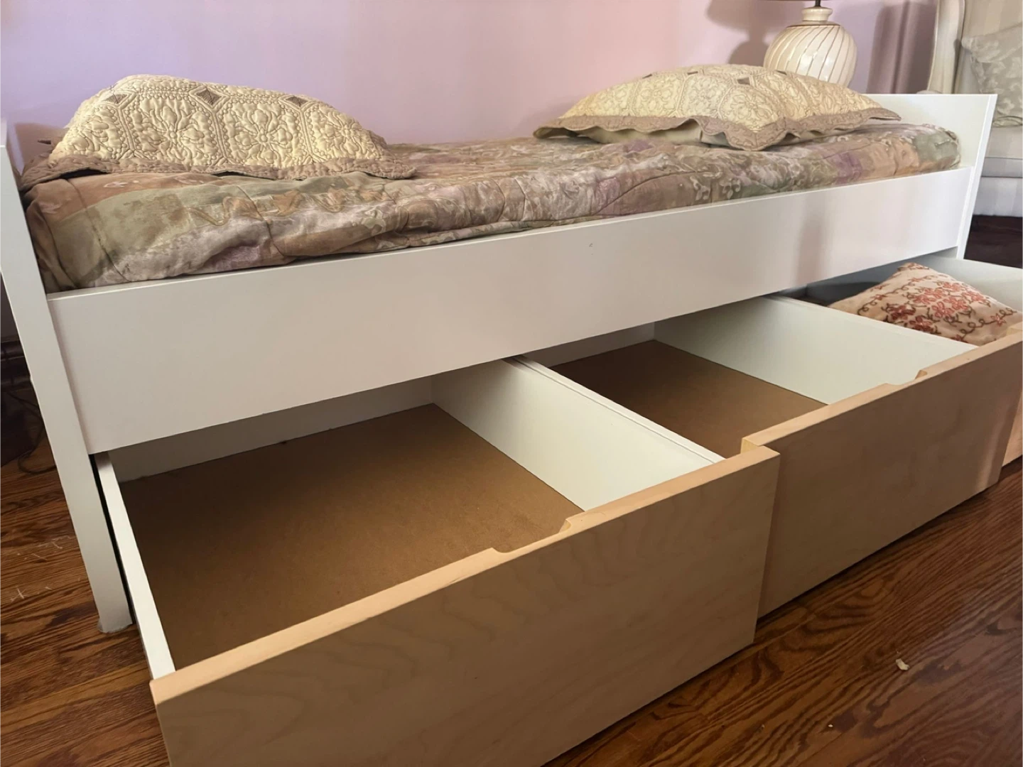 White Day Bed with Drawers - photo 3