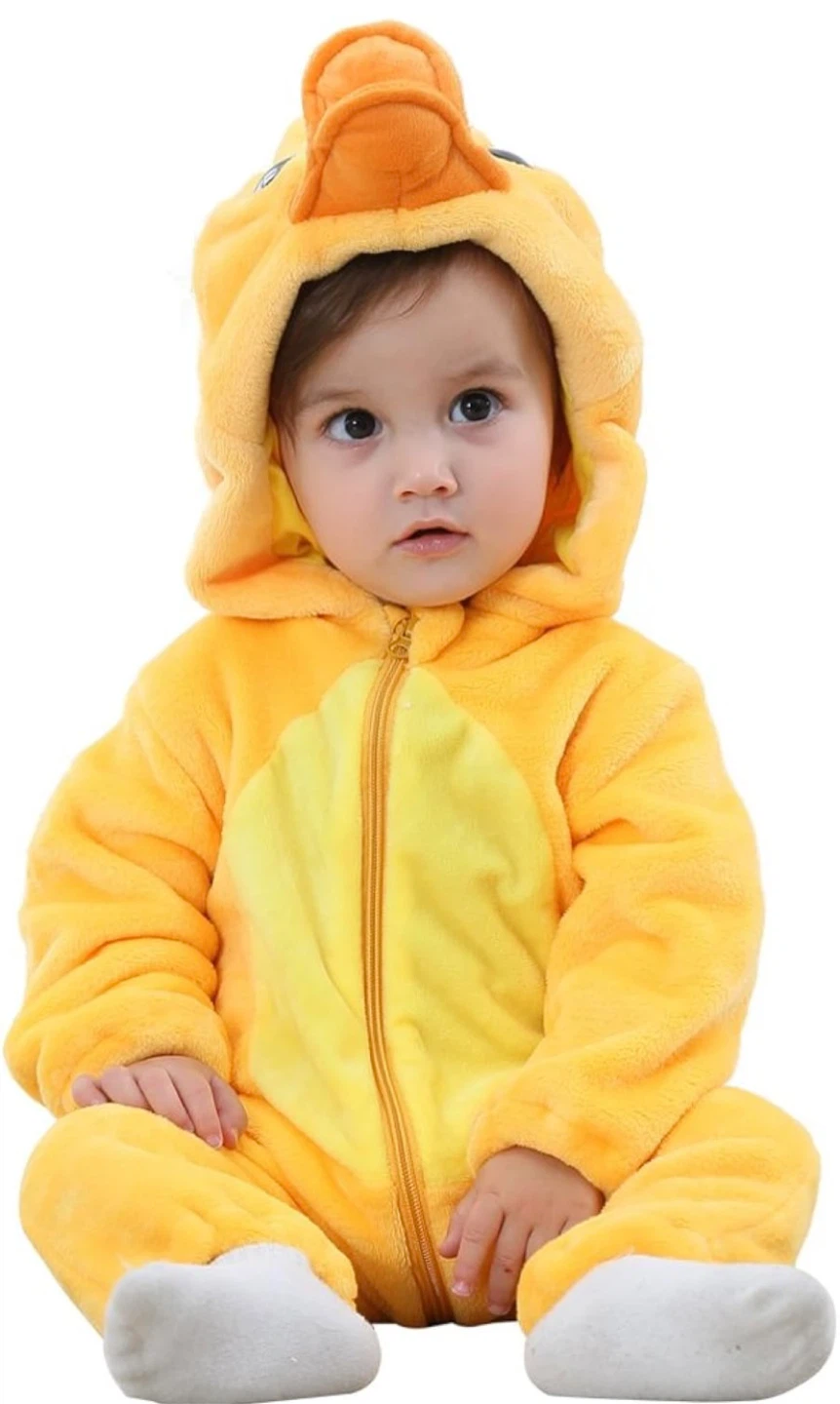 Duck Costume Onesie - 2-6 months