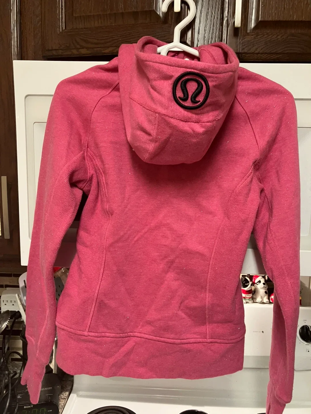 Lululemon Scuba Hoodie - Pink sparkle- Size 4 image indicator(2)