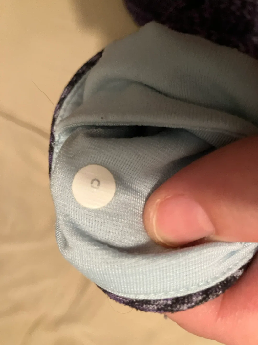 Lululemon Purple Patterned Leggings - Size 6 image indicator(5)