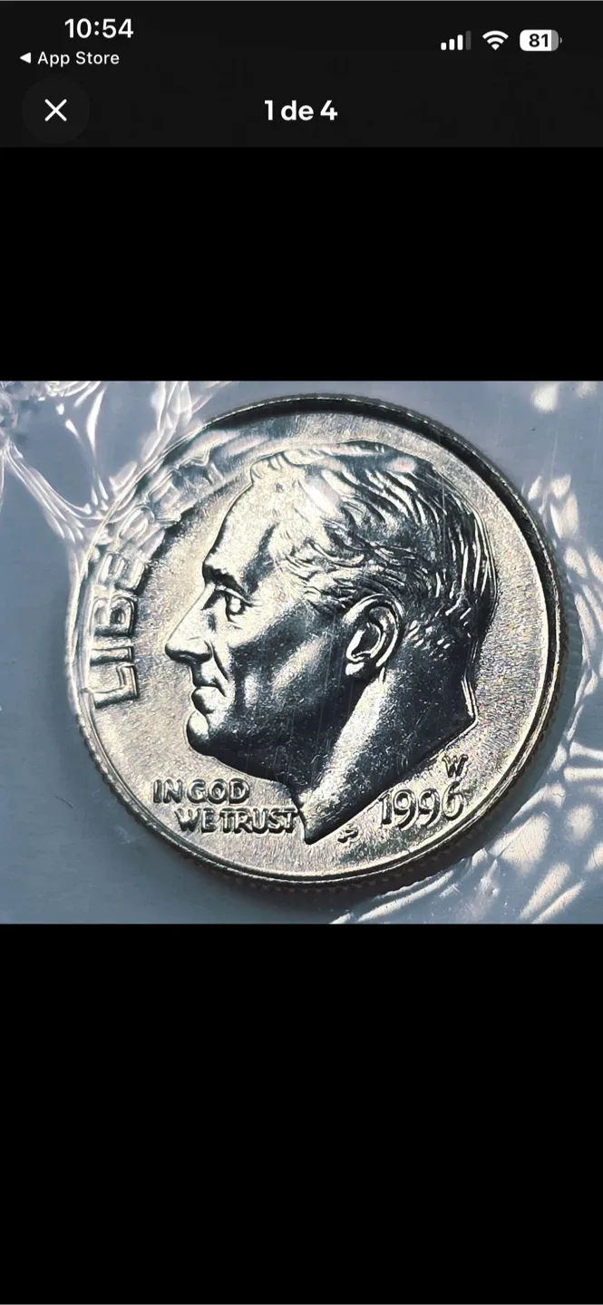 1996 Franklin Delano Roosevelt Dime image indicator(3)