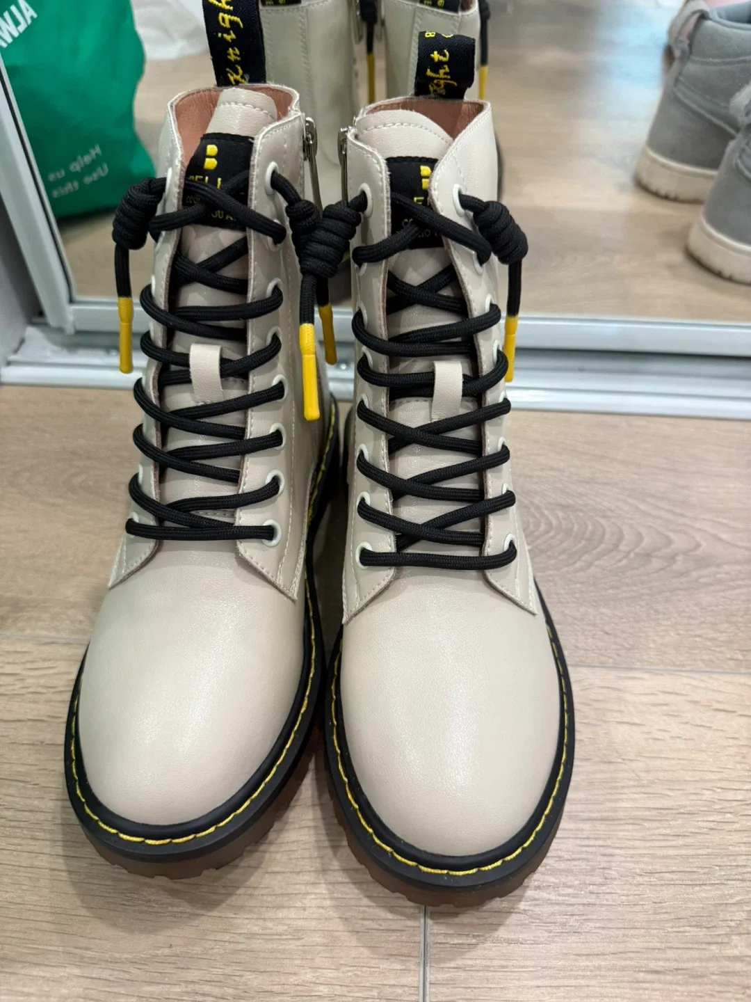 Brand New Beige Ankle Boots thumbnail
