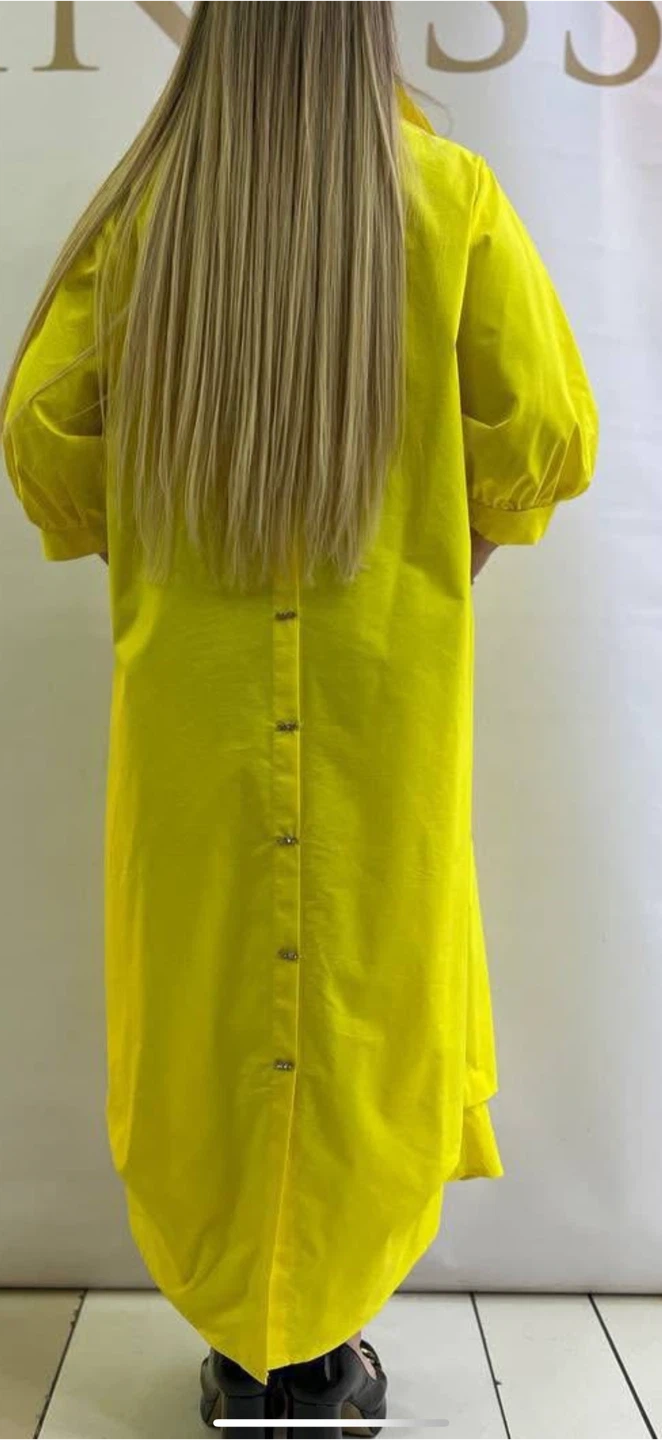 Yellow Dress 2XL 100% cotton - photo 2