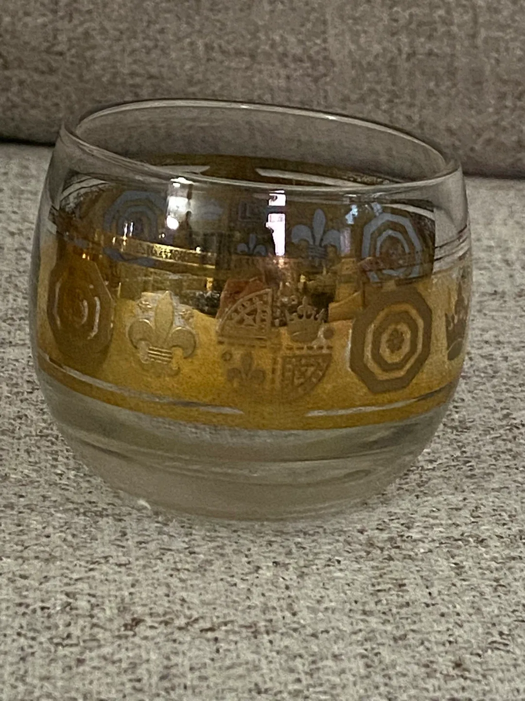 Vintage Gold Trimmed Glass image indicator(2)