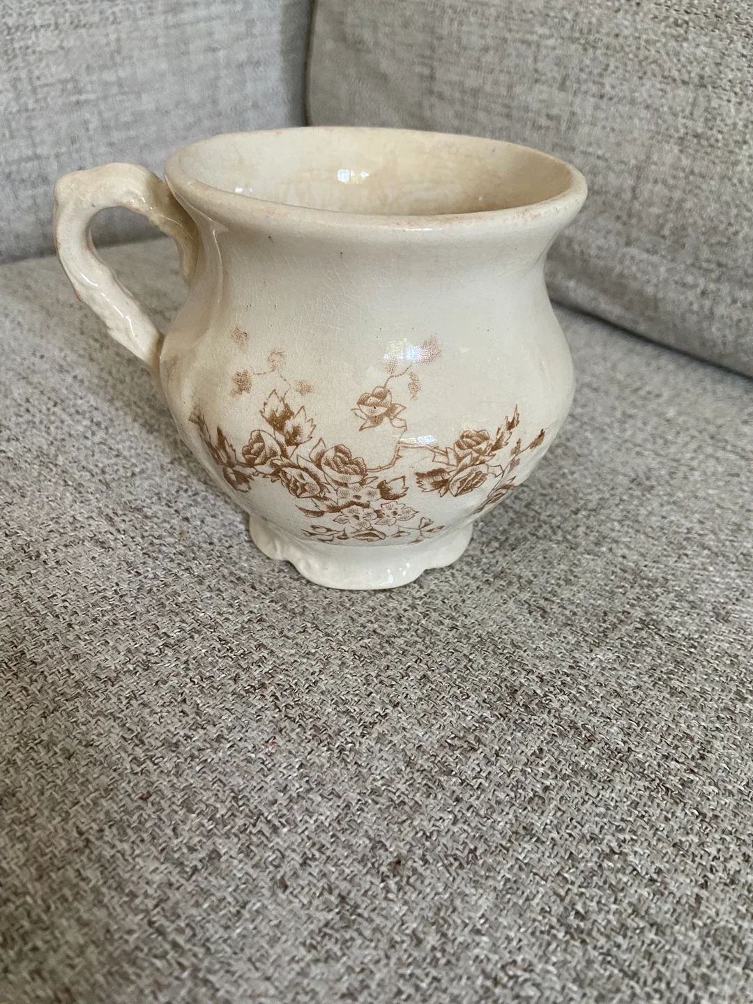 Antique Labell China Floral Pot thumbnail