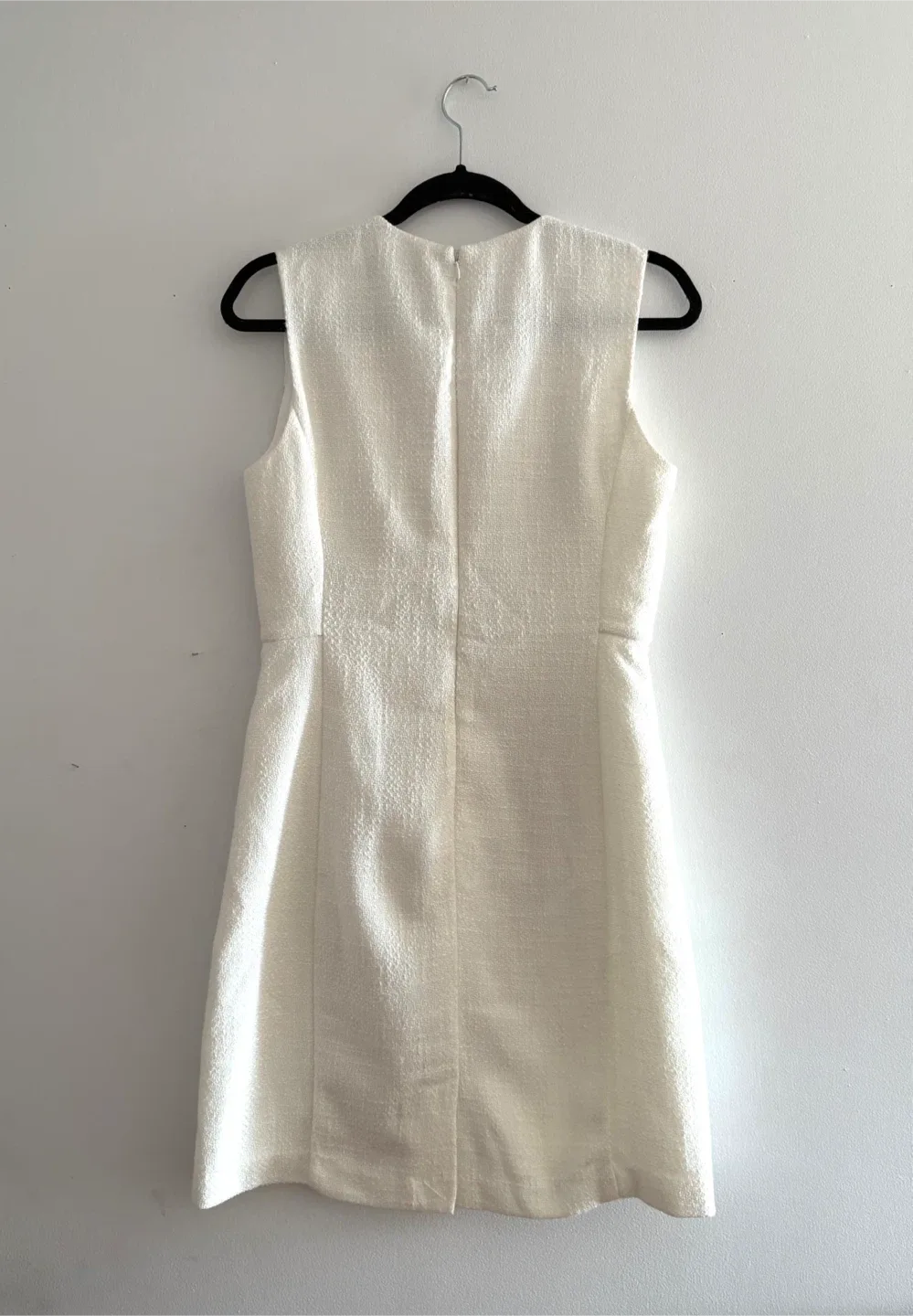 Cream tweed dress (like new ) image indicator(4)