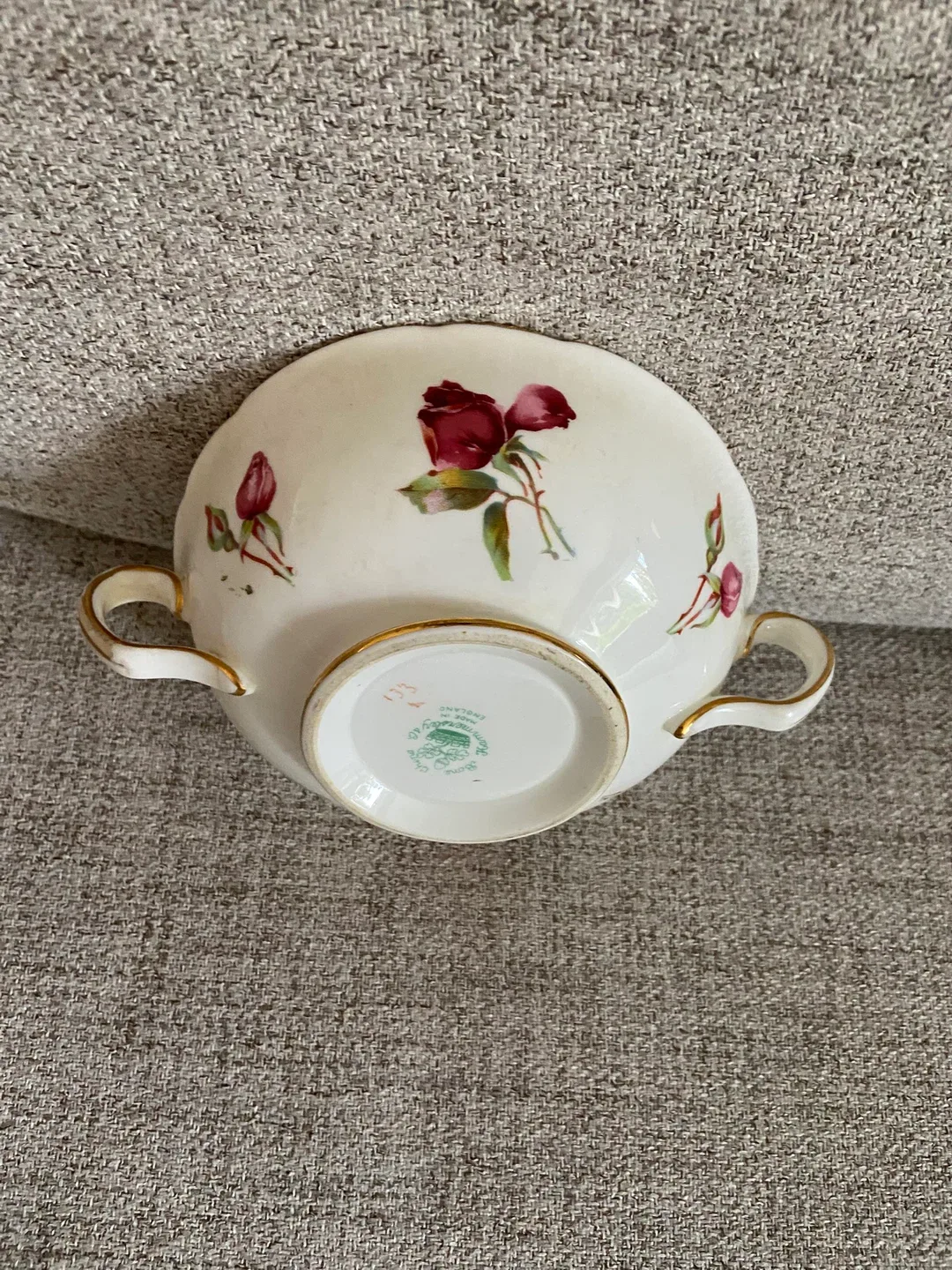 Hammersley Bone China Bowl with Rose Design image indicator(4)