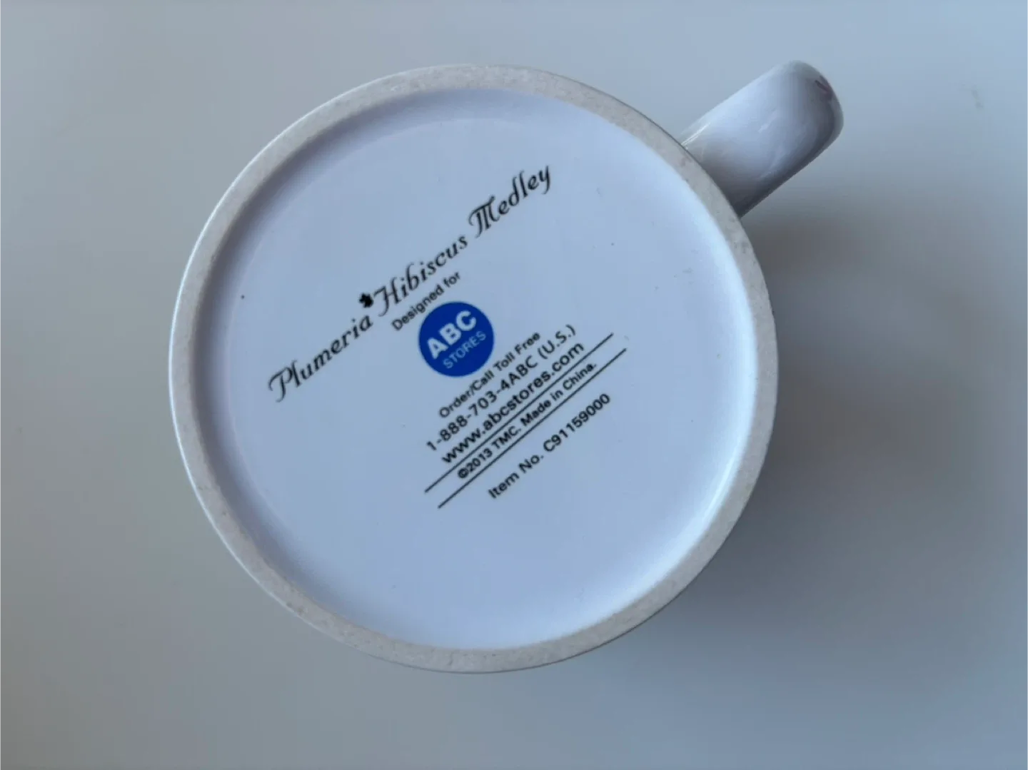 ABC Stores Plumeria Hibiscus Medley Mug image indicator(3)