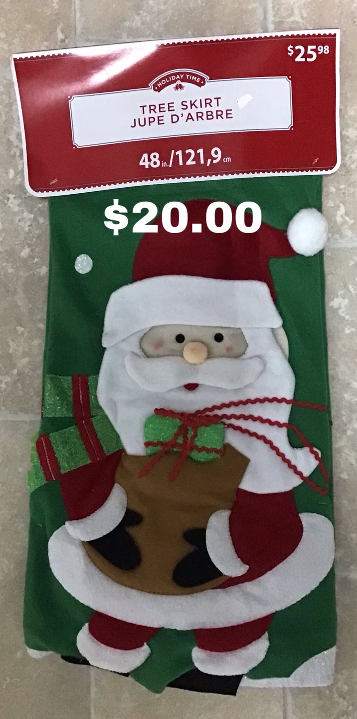 Christmas Stockings, Garland, Tree Skirt & Storage Bag