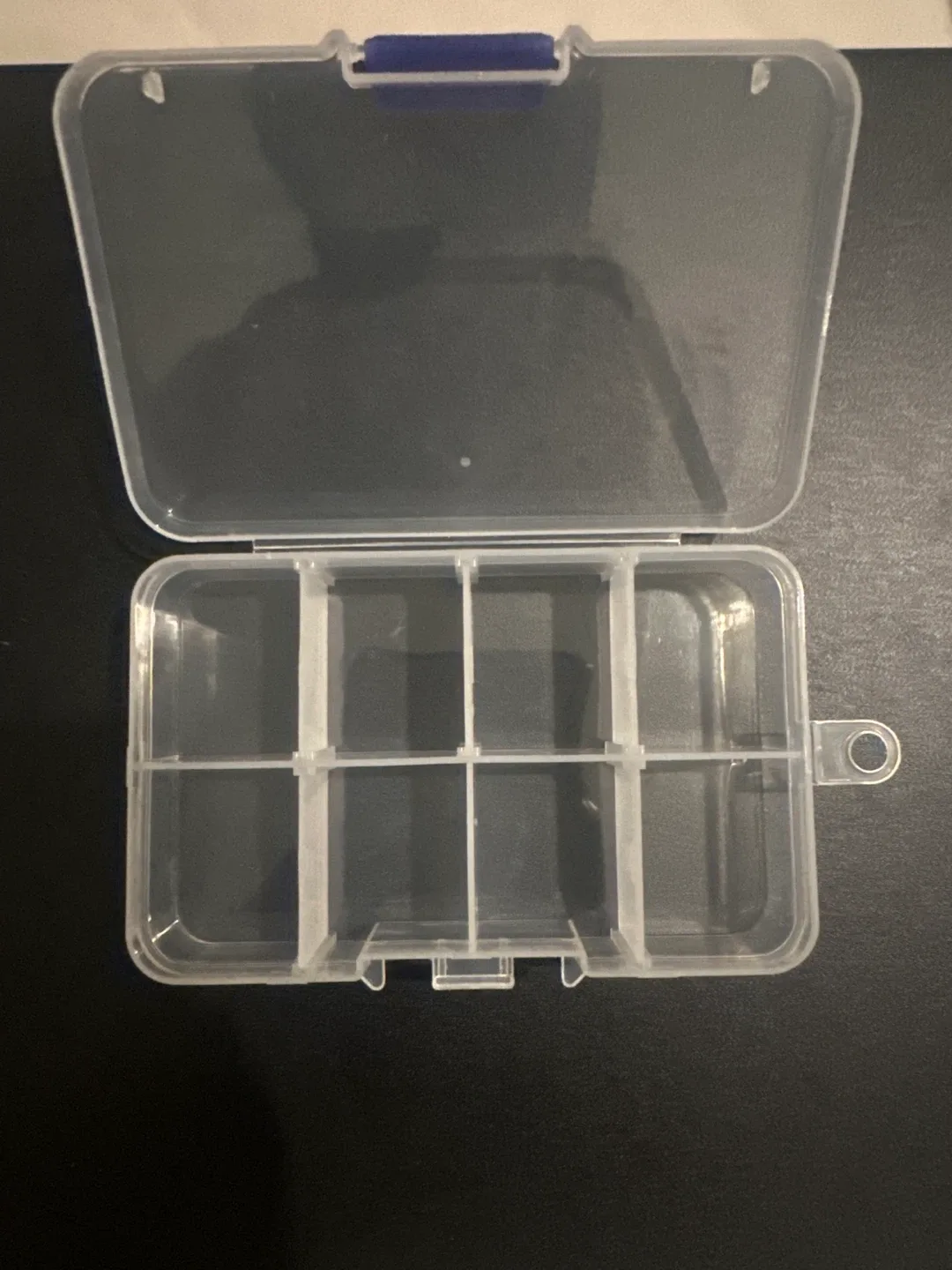 Never used Clear Plastic Organizer Box x 3 thumbnail