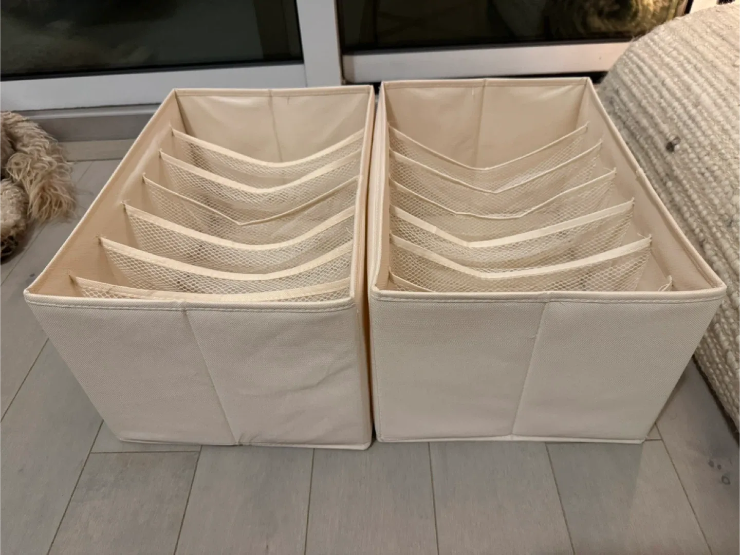 Beige Drawer Organizers - Set of 2 thumbnail