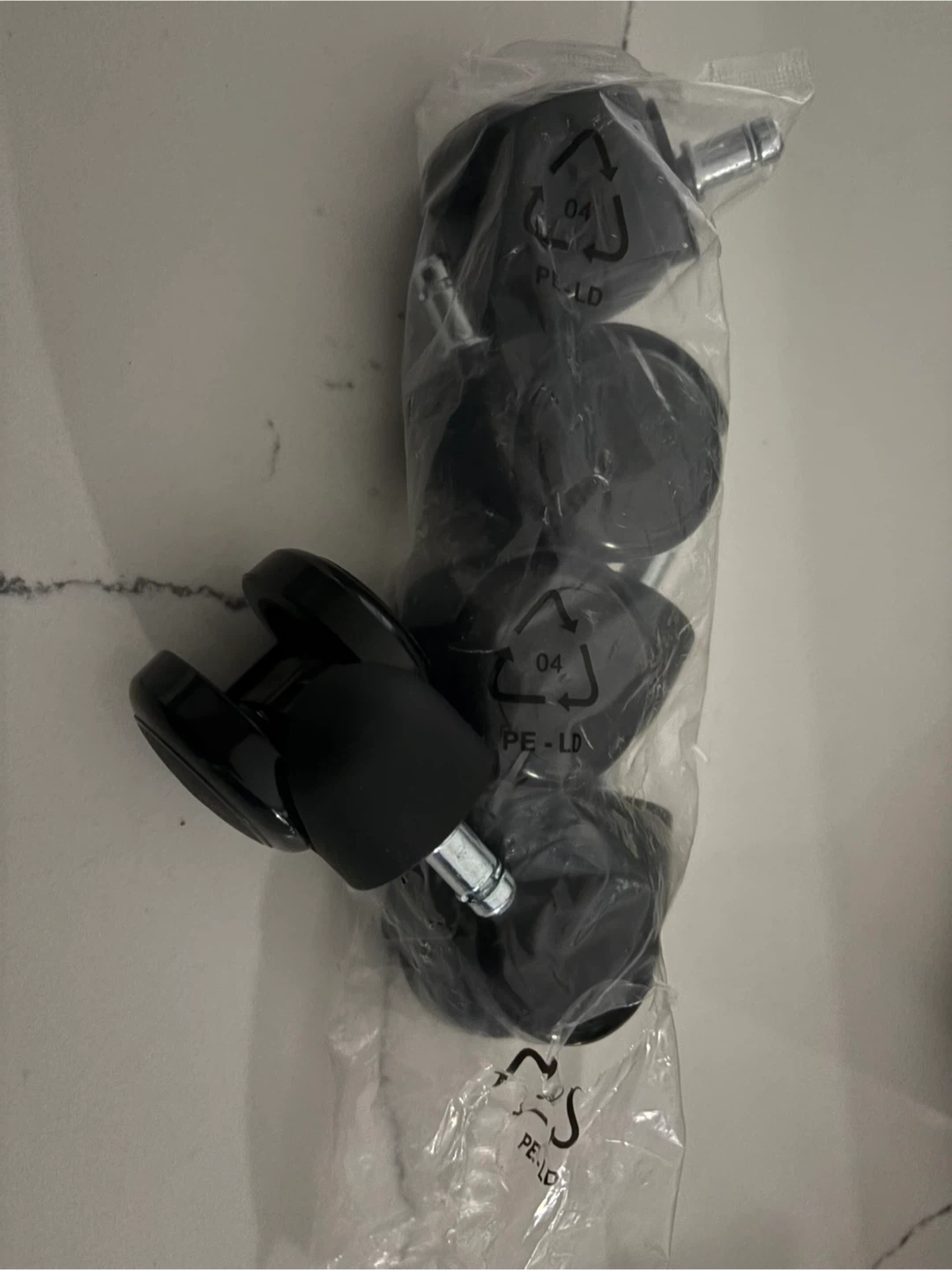 New Black Office Chair Casters (Set of 5)