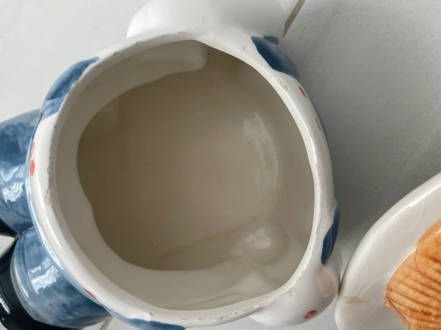 🥕 Vintage Ceramic Cookie Jar - Girl in Overalls image indicator(2)