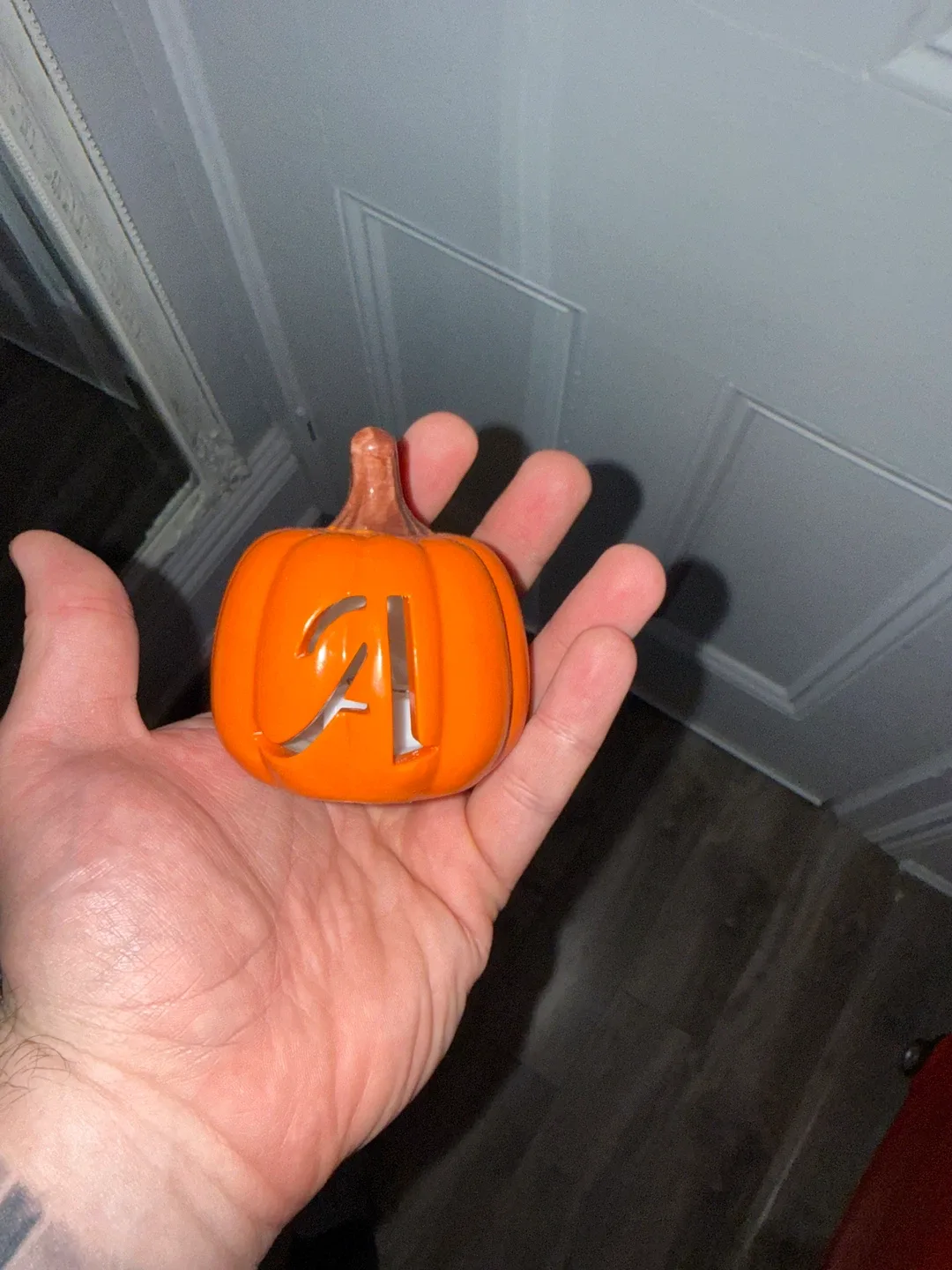 Ceramic Halloween Pumpkin Decoration image indicator(2)