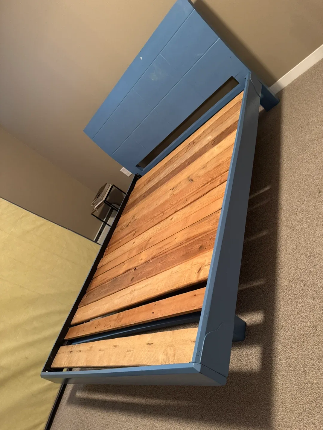 Blue Wooden Bed Frame image indicator(3)
