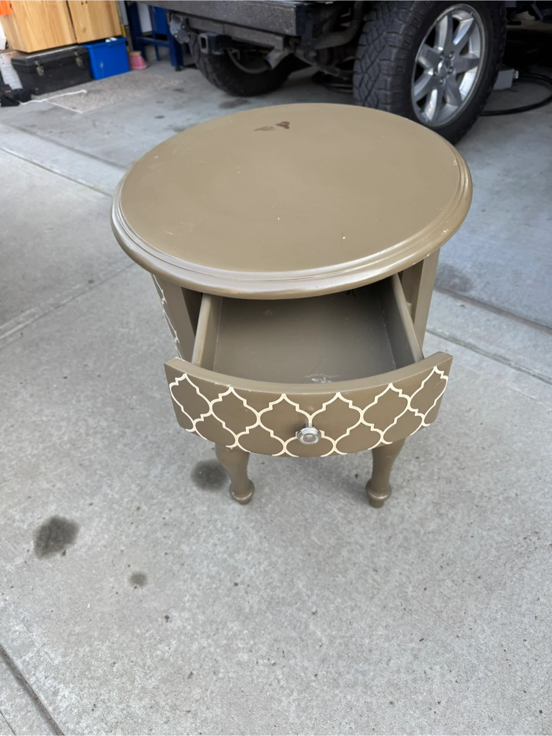 Accent Table with Storage - photo 3