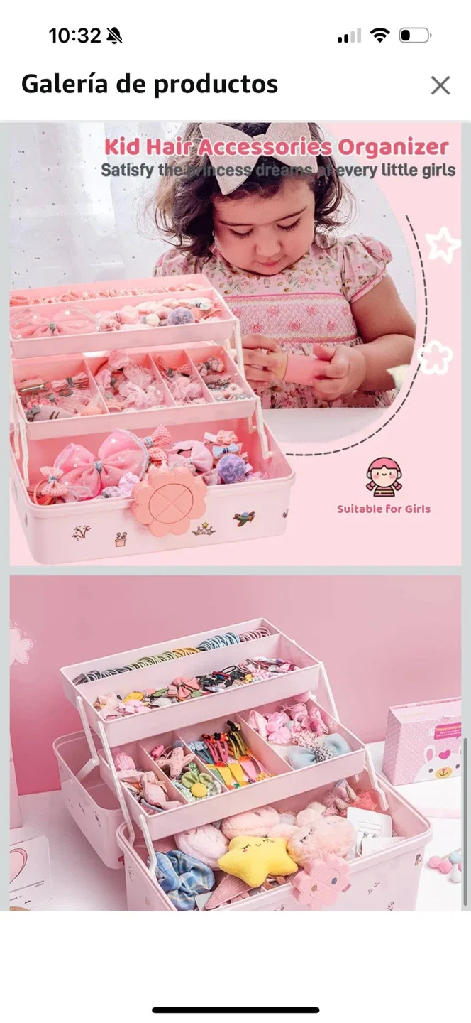 Kid Hair Accessories Organizer - Pink image indicator(2)