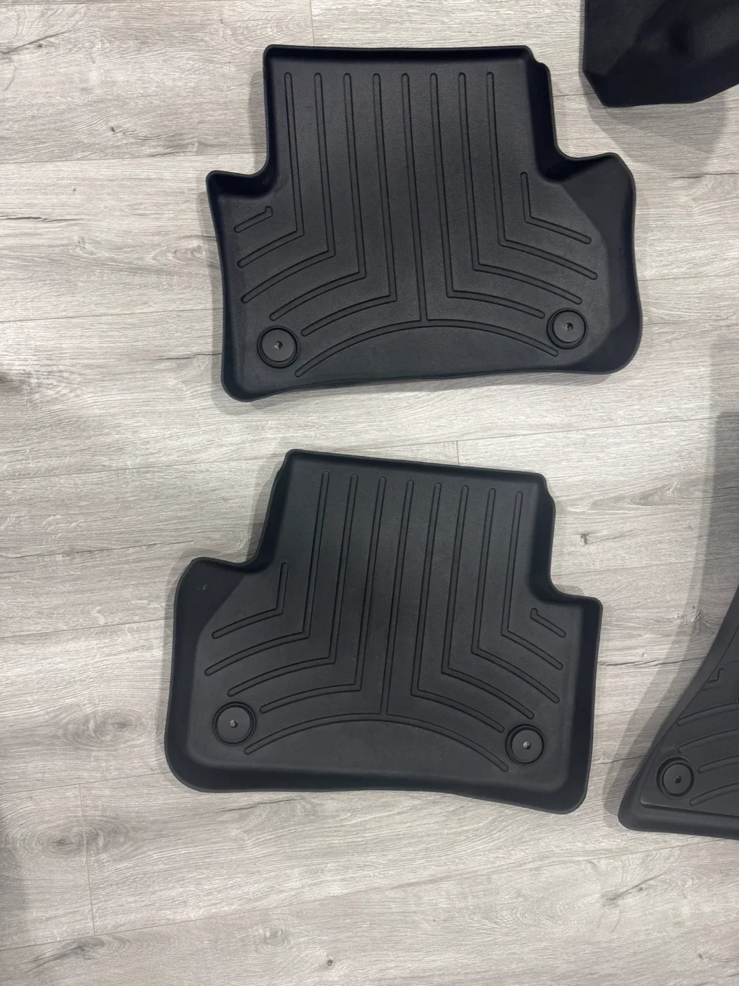 Audi WeatherTech Floor Mats - Black image indicator(2)