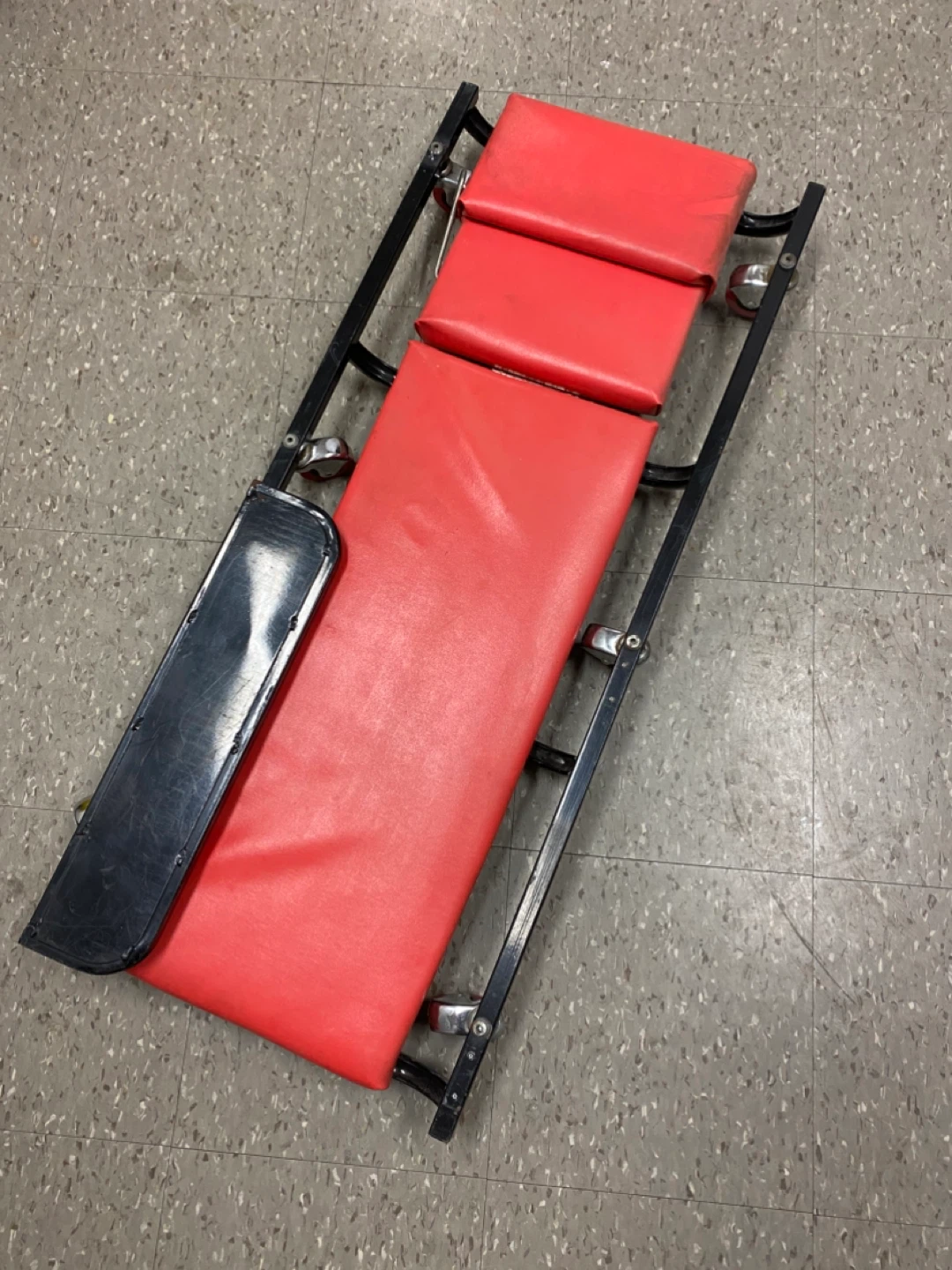 Heavy-Duty Creeper w/ Adjustable Double-Padded Headrest
